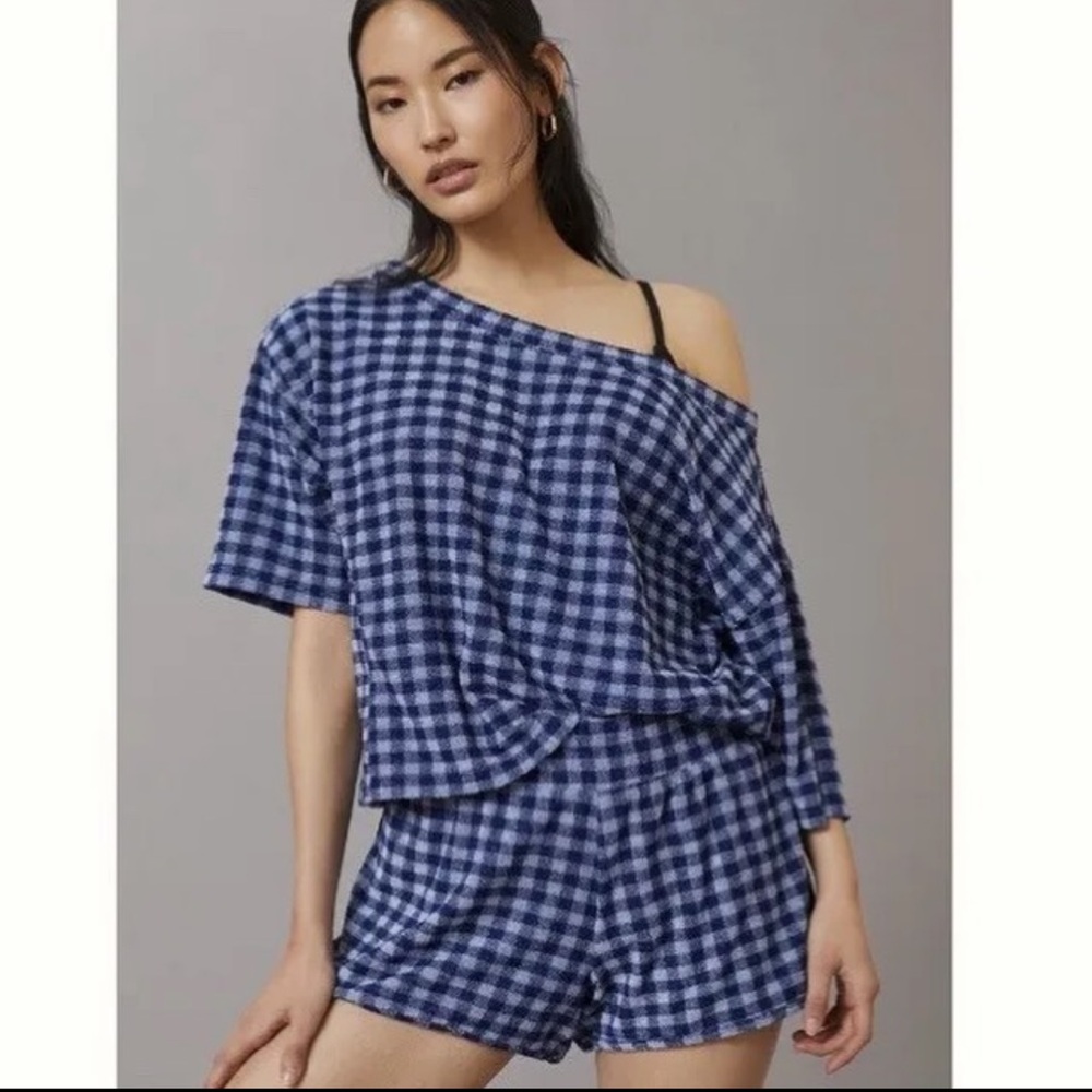 Anthropologie Terry Cloth Set